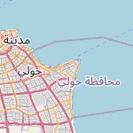 Map for location: Salmiya-Block 2, Kuwait