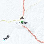 Map for location: Njombe, Tanzania