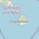 Map for location: Jessup, Saint Kitts And Nevis