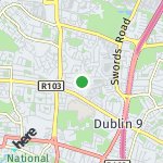 Map for location: Dublin 9, Ireland