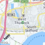 Map for location: West Thurrock, United Kingdom