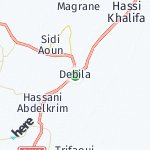 Map for location: Debila, Algeria