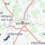 Map for location: Vendôme, France