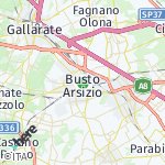 Map for location: Busto Arsizio, Italy