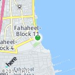 Map for location: Fahaheel-Block 12, Kuwait
