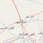 Map for location: Shikarpur, Pakistan