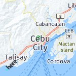 Map for location: Cebu City, Philippines