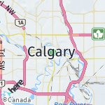 Map for location: Calgary, Canada