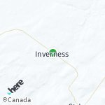 Map for location: Inverness, Canada