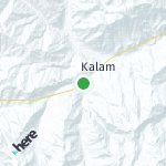 Map for location: Kalam, Pakistan