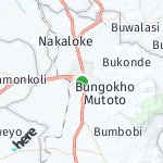 Map for location: Mbale, Uganda