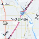 Map for location: Victorville, United States