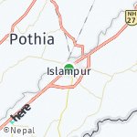 Map for location: Islampur, India