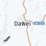 Map for location: Dawei, Myanmar