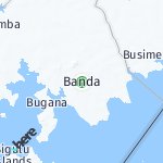 Map for location: Banda, Uganda