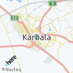 Map for location: Karbala, Iraq