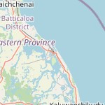 Map for location: Batticaloa, Sri Lanka