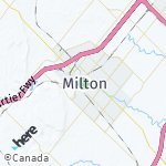 Map for location: Milton, Canada