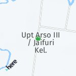 Map for location: Jaifuri, Indonesia