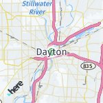 Map for location: Dayton, United States