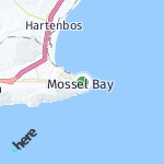 Map for location: Mossel Bay, South Africa