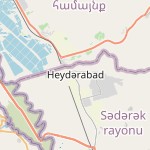 Map for location: Heydarabad, Azerbaijan