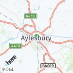 Map for location: Aylesbury, United Kingdom