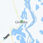 Map for location: Córdoba, Colombia