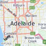 Map for location: Adelaide, Australia