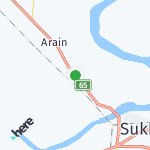 Map for location: Sukkur, Pakistan