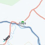 Map for location: Gaya, Niger