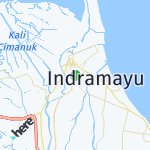 Map for location: Indramayu, Indonesia