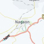 Map for location: Nagaon, India