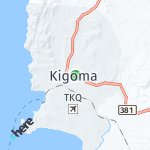 Map for location: Kigoma, Tanzania