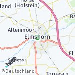Map for location: Elmshorn, Germany