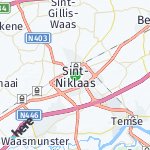 Map for location: Sint-Niklaas, Belgium