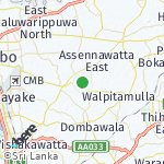 Map for location: Mahagama, Sri Lanka