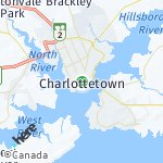 Map for location: Charlottetown, Canada