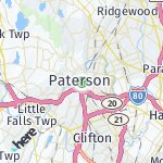 Map for location: Paterson, United States