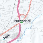 Map for location: Purwodadi, Indonesia