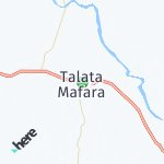 Map for location: Talata Mafara, Nigeria