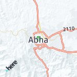 Map for location: Abha, Saudi Arabia