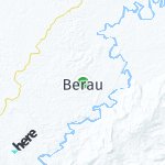 Map for location: Berau, Indonesia