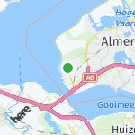 Map for location: Almere-Stad, Netherlands