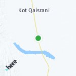 Map for location: Kot Qaisrani, Pakistan